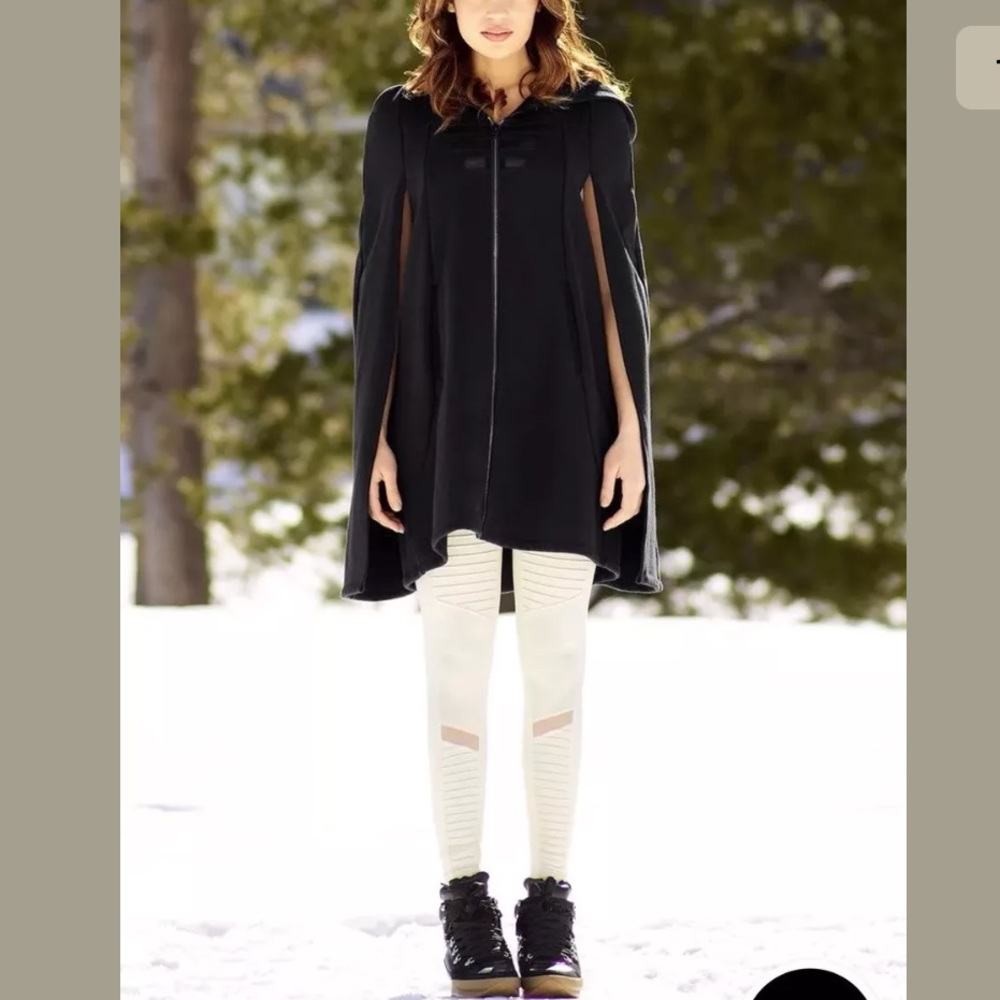ALO Yoga Black Cape Jacket - Rare, Unique and Sold Out